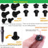 Trekking Poles Tips, Rubber Hiking Sticks End Caps Protectors, Replacement Accessories for Most Hiking Canes
