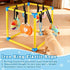 Eaacaa 8 Puppy Game Gym Puppy Toothing Toy, Equipped with Hanging Small Puppy Toys, Jungle Playground has Interactive