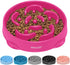 MateeyLife Large Slow Feeder Dog Bowls, Anti-Choking Puzzle Dog Food Bowls, Non-Slip Interactive Feeding Bowls for