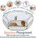 3 Pawaboo Small Animals Playpen, Waterproof Small Pet Cage Tent with Zippered Cover, Portable Outdoor Yard Fence