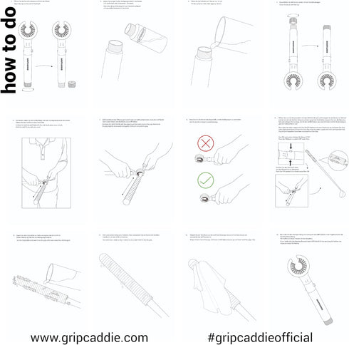 Golf Grip Cleaner - Golf Grip Brush