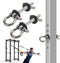 Dsyboko Power Rack Attachments 2 Pack - Resistance Band Hooks for Squat Rack