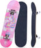 Skateboards for Beginners, Kids, Boys, Girls, Teens, and Adults - 31 Inch Complete Standard Skateboards with 7-Layer