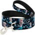 Buckle-Down Pet Leash - Elsa the Snow Queen Poses; 4 Feet Long, 1" Wide, Blues/White