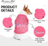 Parisian Pet Dog T-Shirt - Pink Sleeveless Vest with 'Princess' Embroidery - Machine Washable for Small Dogs - S