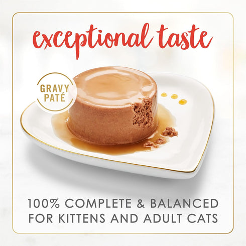(Pack 24) 3 oz. Purina Fancy Feast Gravy Lovers Beef Feast Pate in Wet Cat Food Gravy - of Cans
