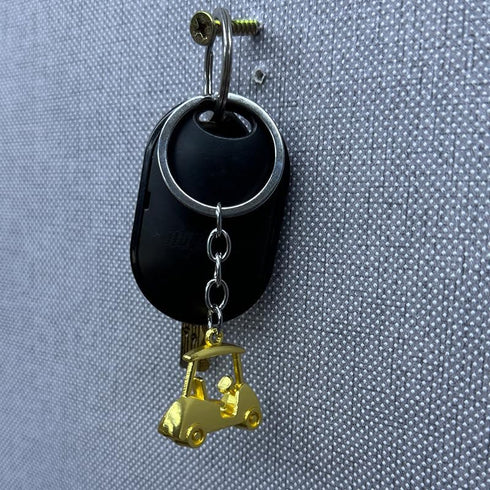 Golf Cart Charm Keychain for Brother Sister, Golf Player Gifts for Son Daughter Birthday Gifts