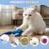 2-Pack Realistic Chirping Bird cat Toy - Soft Interactive Plush Bird Toy Infused with CatnipCat Enrichment Toys