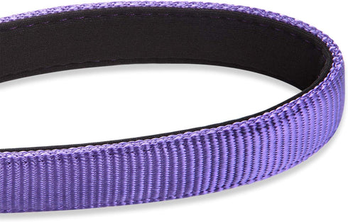 Hyhug Pets 24 Inches Nylon Short Leash with Comfort Handle, Lightweight Aluminium Carabiner for Large Dogs
