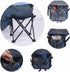 VOLIXOD Bag(400 LBS Folding Portable Camping Stool for Adults, Lightweight Collapsible Stool for Outdoor Footrest