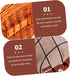 Rattan Woven Bike Basket Sturdy and Pet Carrier for Cats and Dogs Wicker and Iron Material Easy to Install Front