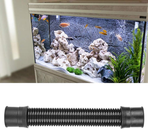 Aquarium Water Hose, 25mm PVC Tubing for Fish Corrugated Hose Water Supply and Bellows Pump Connection