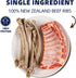 Dogs,100% 5.29 oz Freeze Dried Beef Ribs Dog Treats, Single Ingredient, Natural Chew Bone, Gentle on Teeth and Stomach