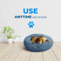Dog Beds for Medium & Small Dogs, Fluffy Orthopedic Calming Dog Bed, Donut Bed, Washable for Up to 45 Lbs