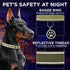 TECEUM Reflective Pet Collar – Basic Nylon Dog Collar – Quick Release Buckle – Olive – M – Fits Small, Medium and Large