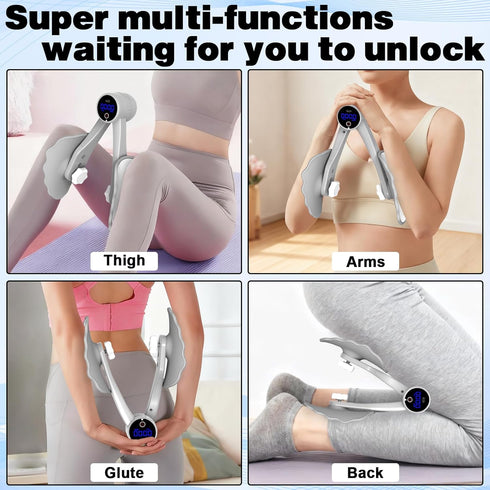Mukaddar Kegel Exercise Thigh Trainer, Pelvic Floor Exercise Devices, Inner Thigh Exerciser for Women and Men, Kegel