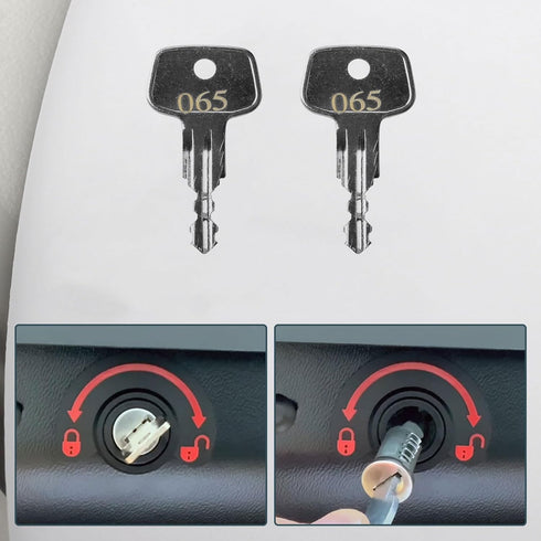 Thule Key Replacement for Roof Racks, Carriers, Crossbars, etc. (Codes N065)