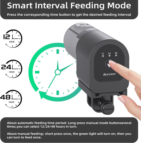 Automatic Fish Feeder for Aquarium, Vacation Food Dispenser
