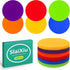 slaixiu 30PCS 4" Rubber Floor Dots - Non-Slip Gym Circles for Kids Agility