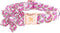 Adjustable Dog Collar with Flower - Elegant Watermelon Print Cute Collar for Large Dogs