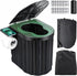Sckee Camping Toilet, Portable Toilet for Adults, Portable Travel Folding Toilet with
