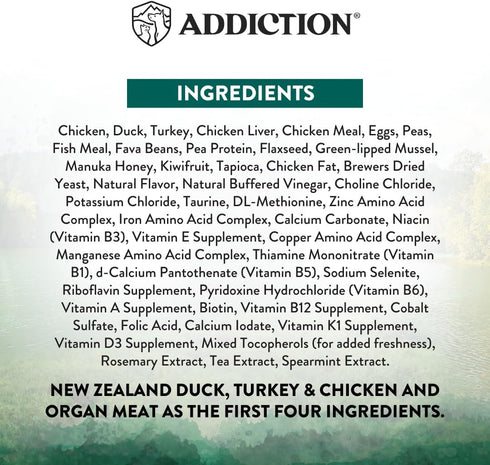 Addiction Wild Islands Island Bird Premium Duck Turkey & Chicken Dry Cat Food, 4 lb