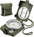 YKFLEXT Military Lensatic Compass, Hiking Compass for Survival Water-Resistant Outdoor Hiking Survival Direction