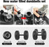 Water Filled Dumbbells Set, Adjustable Portable Travel Weights for Strength Training and Fitness