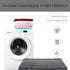 Washable Dog Bed Mat, Reversible Crate Pad, Soft Fluffy Pet Kennel Beds for Large Medium Small Dogs, 29 x 18 Inch, Gray