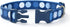 Mile High Life Nylon Puppy Dog Collar with Cute Patterns for Small/Medium/Large Dogs (A-Blue Dots, Small Neck 11"-15")