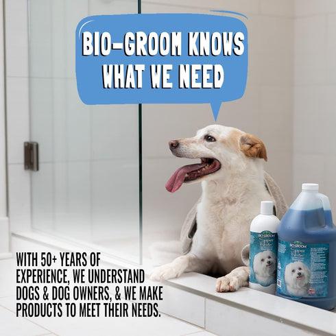 Bio-Groom Super White Dog Shampoo, Whitening Pet Shampoo, Cruelty-Free, Made in USA, Coat Brightener, 12 fl oz 3-Pack