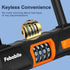 Heavy Duty Bike Locks - Anti Theft Combo U Lock with 4-Digit Resettable Combination and 5Ft Steel Cable