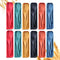 Reusable Travel Utensils Set with Case, 12 Sets Wheat Straw Portable Cutlery for Kids, Adults, Eco-Friendly