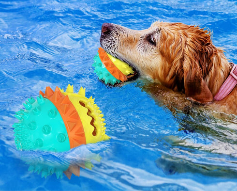 Carllg Durable Dog Toys for Aggressive Chewers, Treat Dispensing Puzzle Balls for Medium and Large Breed Puppies