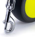 Flexi New Retractable Lead, Medium, 5 M, Black/Neon