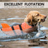 Ripstop Dog Life Jacket Shark Life Vest for Dogs, Safety Lifesaver with High Buoyancy for Small and Medium Breeds