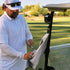STICKIT Magnetic Towel, Gray - Microfiber Golf Towel with Deep Waffle Pockets and Strong Magnet