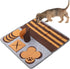 PinzqTrading 60x60cm Pet Sniffing Pad, Dog Cat Foraging Mat, Felt Nose Work Training Blanket with Anti - Skid