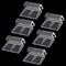 6 PCS Aquarium Lid Clips, 6mm Clear Acrylic Fish Tank Holder for Rimless Glass Top