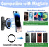 iPhone16 15 14 13 12 N52 Icon,360 Magnetic Golf Cart Phone Holder,Compatible with MagSafe Series,Strong Magnet,Golf