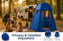 Setup Pop Up - Privacy Shower Tent, Portable Toilet or Dressing Room for Camping - Lightweight Changing Tent with Carry