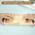 YLMFTNU Wooden Finger and Wrist Trainer, Wooden Finger Exerciser, Interactive Finger Wrist Competition Board, Tug