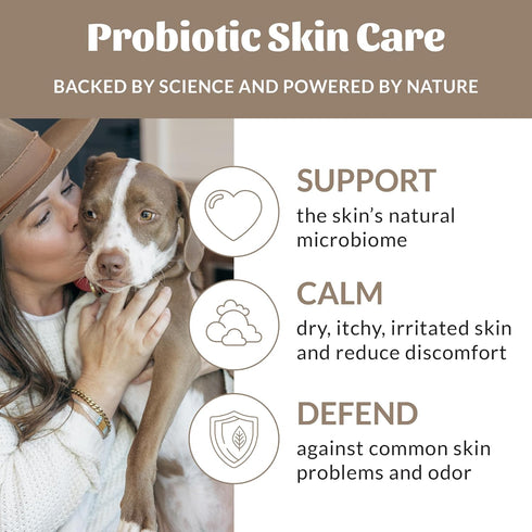 Omega-3s, 97% 16oz, 2-Pack Skout's Honor Probiotic Pet Shampoo & Conditioner with Avocado Oil & Natural, Paraben