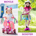 1Pair Bike Handlebar Streamers, Colorful Bike Tassels Handlebar Rainbow Streamers for Girls Boys, Bicycle Baby Carrier