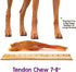 Nature Gnaws Beef Tendons for Dogs - 7-11" (12 Count), Long Lasting Natural Jerky Chew Bones, Rawhide Free