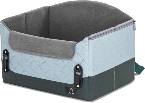 4 25lbs A Pet Dog Car Seats for Small Dogs Under Safety Travel Booster Seat with Patent Buckles, Adjustable Leash
