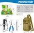 THKFISH 79 Pcs Fishing Tool Kit, Fishing Backpack with Tackle Boxes, Pliers, Lures, and Gear Kit