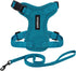 Best Pet Supplies Voyager Step-in Lock Adjustable Cat Harness with Leash Combo Set, Turquoise, XXS, 5ft Neoprene Handle