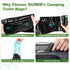 OUMEE 30 30 Set, 8 Portable Toilet Bags with Poo Gel Gallon Camping Toilet Bags with Absorbent Gels, Waste Bags