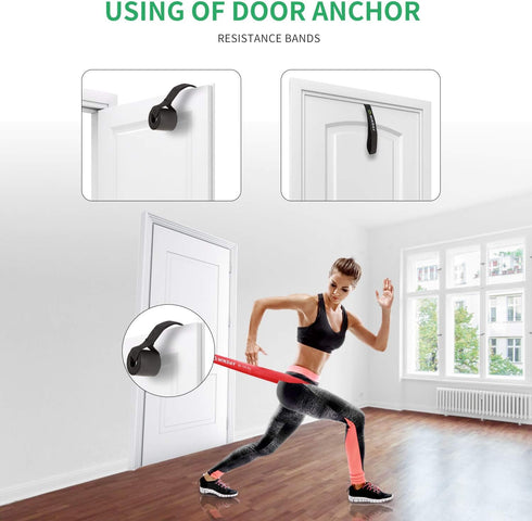 Resistance Bands, Pull Up Bands, Workout Bands for Exercise, Thick Heavy Resistance Band Set with Door Anchor